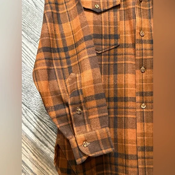 Wool Vintage Pendleton Men’s Flannel • 100% Pure Virgin Wool - Picture 8 of 9